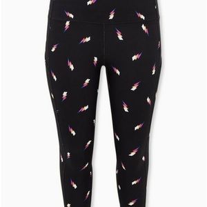Torrid Active Lightning Bolt Leggings